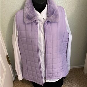 Lavender Quilted Women's Vest